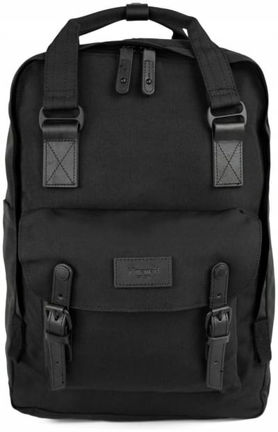 Himawari Chunky xL Rugzak - 17 inch, Zwart, Ruim, Standaards