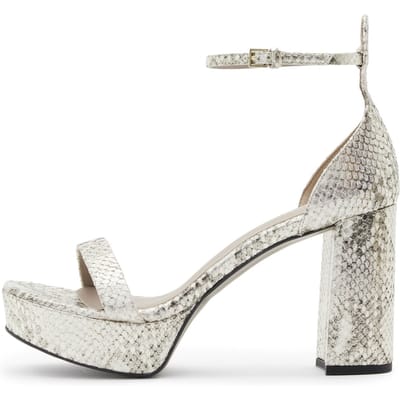 AllSaints Ziggy Snake Platform Metallic Gold Größe: 41 | Sandalen Outlet | Damen | Gelb