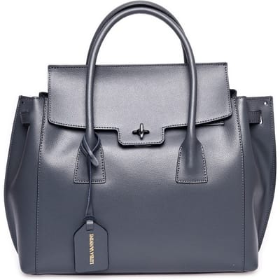 Luisa Vannini Grijs Rundleer Tas