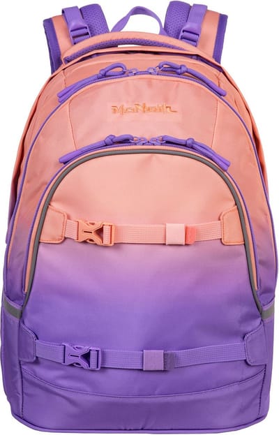 McNeill Schoolrugzak Milo School Backpack Berry Veelkleurig