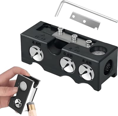 Multifunctionele 11-in-1 Biljartkeu Tip Tool - Professionele Onderhoudskit voor Biljartkeu Tips, Compacte Accessoires in Plastic en Metaal, Ideaal voor Biljartliefhebbers