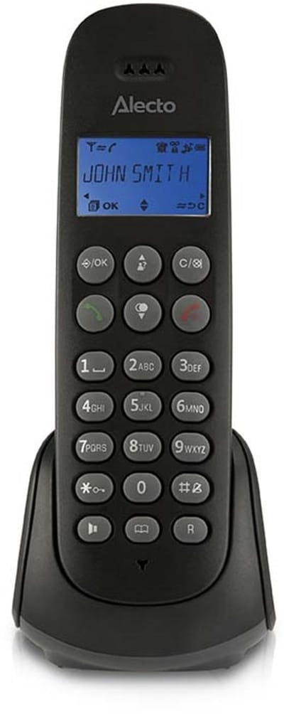 Alecto PDX-300 DECT Telefoon - Telefoonboek met 50 contacten - Zwart