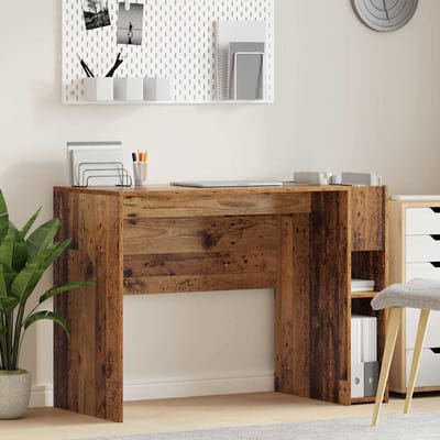 vidaXL - Bureau - Oudhout - Bewerkt - hout - 109 - x - 50 - x - 78 - cm