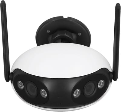 Beveiligingscamera - CCTV Camera - Huisbewaking Binnen Buiten - 180 Graden Panoramisch Dubbele Lens