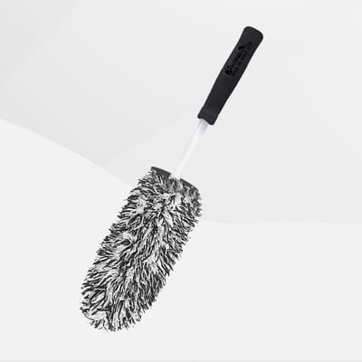 Waxin Waxout - Microvezel Velgenborstel - White & Gray Edition