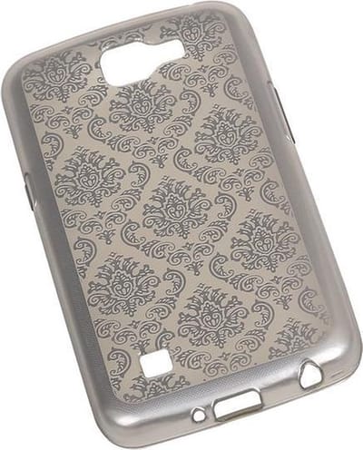 Zilver Brocant TPU back case cover hoesje voor LG K4