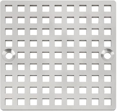 Dailygoods- Douche Afvoer Cover Roestvrij Staal 304 - Douche Afvoer Zeef - Doucheafvoer Deksel - Haarvanger - 4x4 Inch - Duurzaam Ontwerp - Afvoerzeef