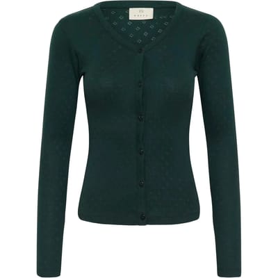 Damesvest KAFFE KAViba Pointelle