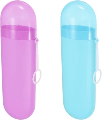 Tandenborstel Reistas - Reis Etui - Hygiënisch Opbergen - Compacte Set - 3 Stuks - Multi