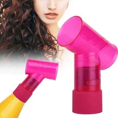 Haardroger Diffuser - Krullen Versterker - Haar Stylen - Universele Pasvorm - 22 x 15 x 8 cm - Zwart