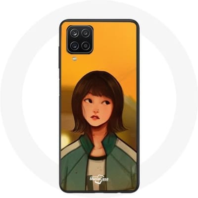 Samsung Galaxy A12 Hoesje Inktvis Game Ji Yeong Nummer 240