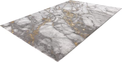 Marmaris Vloerkleed – Goud – Marmerlook Design – Modern & Laagpolig – 160x230 cm