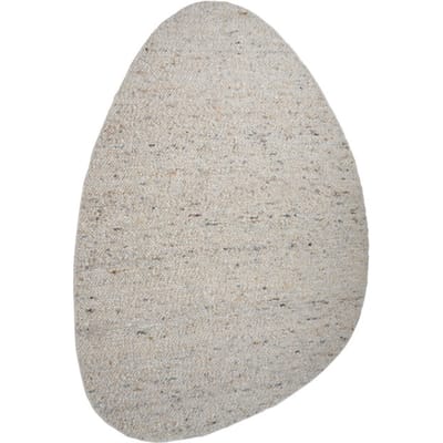Vloerkleed Stone Beige 215 - Kiezelvormig 200 x 280 cm - Wollen Design Vloerkleed in Scandinavische / Japandi Stijl