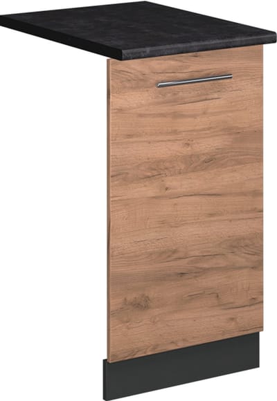 Vicco Fame-Line Vaatwasserfrontpaneel – 45 cm, WB Antraciet Krachtige eik goud