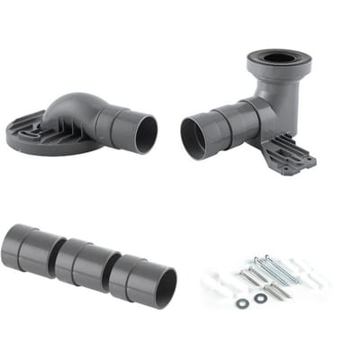 Toilet Shifter Toiletaccessoires Toilet Afvoerpijp Vleugel Shifter Toilet Aansluitstuk gray