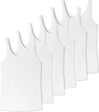 uncover by Schiesser Dames onderhemd 6 pack Basic
