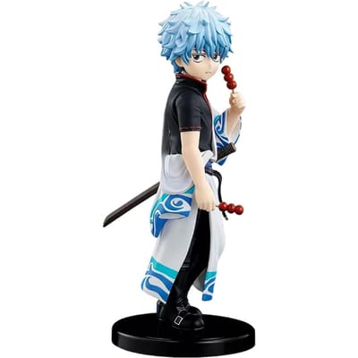 Gintama Anime Figuur Katsura Kotarou, Leraar serie Sakata Gintoki Collectie PVC Actiefiguren Model Speelgoed verjaardag Cadeaus gray