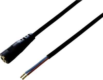 BKL Electronic Laagspannings-aansluitkabel Laagspanningsbus - Open kabeleinde 5.50 mm 5.50 mm 2.10 mm 2.10 mm 0.50 m 1 stuk(s) Piece