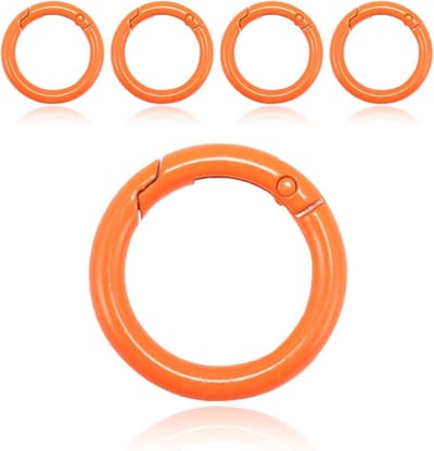 Set van 5 Boho Karabijnhaken - Oranje