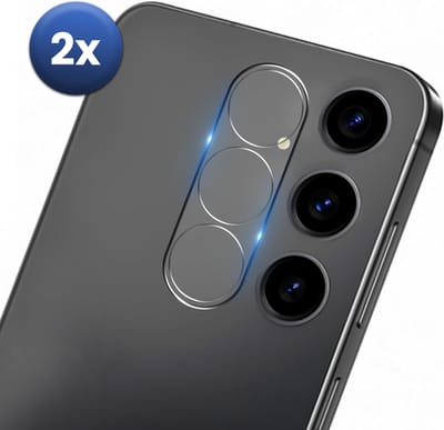Camera Lens Protector Geschikt Voor Samsung Galaxy S24 – 2-Pack – Gehard Glas 9H – Anti-Kras – HD Helder