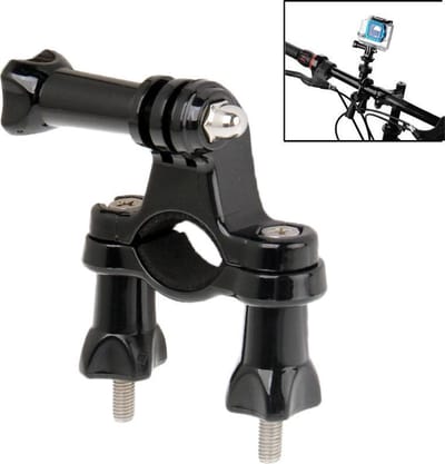 Stuur Bevestiging Mount Fiets Universeel voor Gopro en Andere Actiecamera's | Zwart / Black