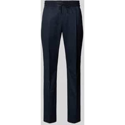 slim fit bandplooibroek van katoenmix model 'GETLIN251F3'