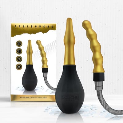 Klysma Douche Bolpompset 300ML - Anale Douche voor Intieme Reiniging met 360° Flexibel Mondstuk