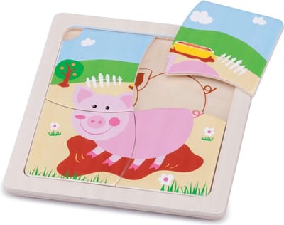 New Classic Toys - Vormenpuzzel