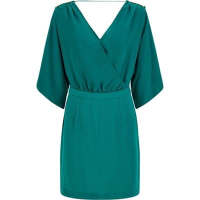 GUESS Marciano By  Stella Pencil Dress Classic Emeral Maat: 38 | Mini Jurken Outlet | Dames | Blauw