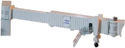 Set van 6 Verstelbare Gate Bruggen voor Vliegtuigmodellen Schaal 1:400 - Luchthaven Accessoires