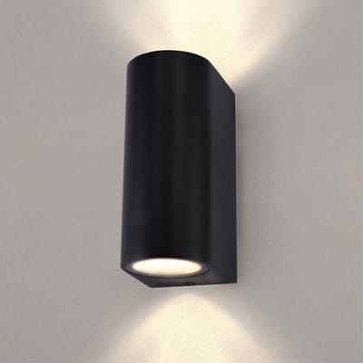Ledvion - LED Wandlamp Douglas - Antraciet - Zwart - GU10 - IP54