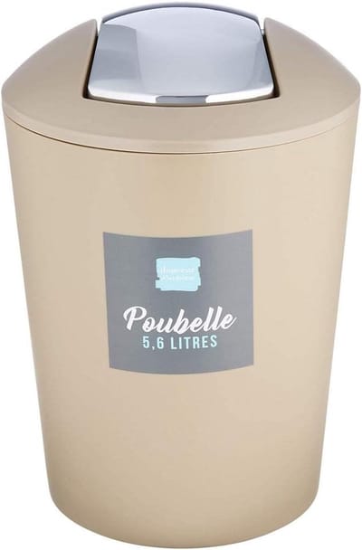 Flic Flac Afvalemmer, 5,6 l, taupe
