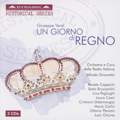 Orchestra And Chorus Of Radio Italiana, Alfredo Simonetto - Verdi: Un Giorno Di Regno (2 CD)