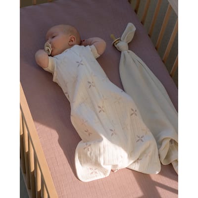 Lodger Hopper - Baby zomerslaapzak - hydrofiel - Paars - 62cm - 0.3 TOG - Biologisch katoen