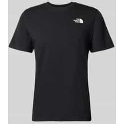 T-shirt met logo en ronde hals