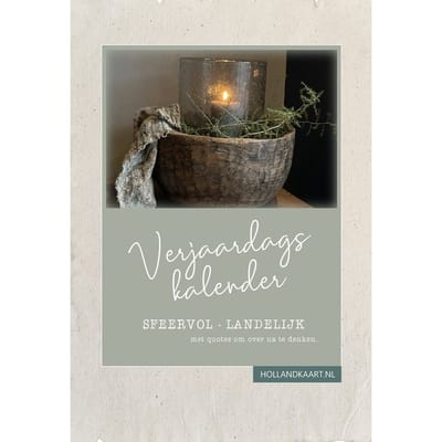 Verjaardagskalender SFEERVOL - LANDELIJK