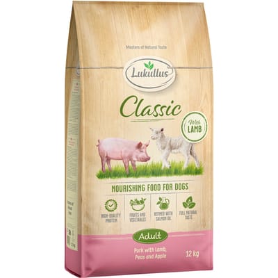 Lukullus Classic Varken & Lam - 12 kg Nieuw Receptuur
