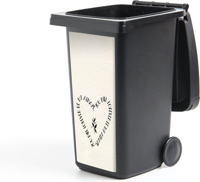 Container sticker Spreuken - Quotes - Relatie - You will forever be my always - Koppel - 44x98 cm - Kliko sticker