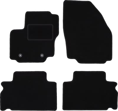 Zwarte veloursmatten voor: Ford Galaxy MK2 minivan (2006-2011)