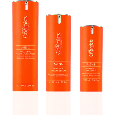 skinChemists Anti-aging huidverzorgingsset met vitamine C voor mannen