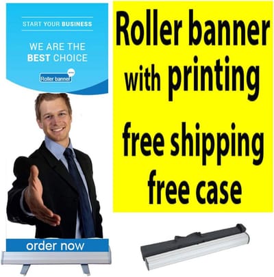 Roller Banner Drukwerk 80x200 cm - Professionele Presentatiestandaard voor Evenementen