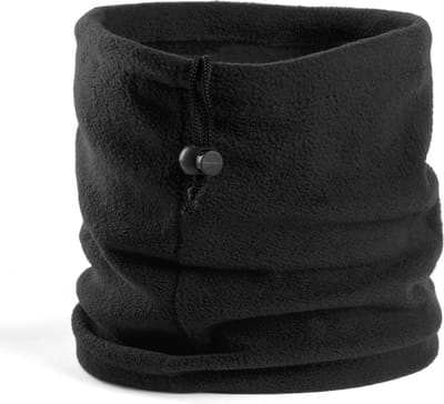 Jumada's Nekwarmer Fleece - Zwart - Verstelbaar Colsjaal - Wintersjaal - Voor Outdoor en Dagelijks Gebruik - Volwassen - Unisex