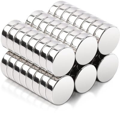 Dailygoods- Neodymium Magneten 50 Stuks - Extra Sterk - 10 x 3 mm - Ronde Magneten - Voor Magneetbord/Prikbord - Hoogwaardig Materiaal