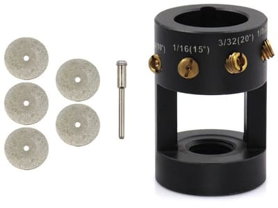 Geschikt voor Slijpkop voor wolfraamelektrode voor TIG-lasgereedschap met multi-cut en offset diamantschijf