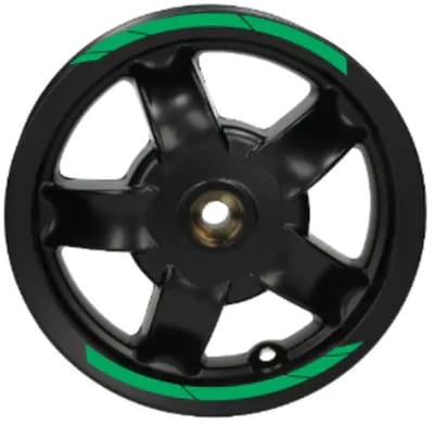 Piaggio Zip Stickerset - Velg Stickers - Groen