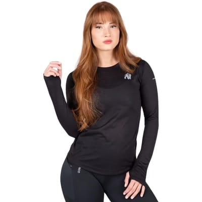 Gorilla Wear Raleigh Long Sleeve Shirt - Zwart - XS