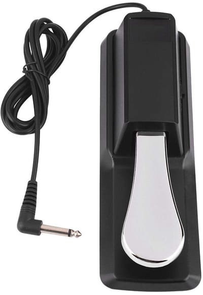 Shopcentral - Keyboard Sustain Pedal - Universele Accessoire - Verbeter je Pianospel - Zwart - Damper Pedal - Geschikt voor Digitale Piano's - Perfect ...