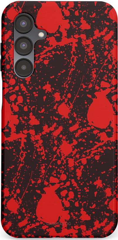Casetastic Hoesje Geschikt voor Samsung A16 - Stijlvolle Beschermende Duo-layer Case - In de schaduw van bloed