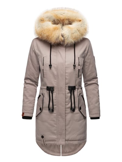 Navahoo Dames Winterjas Bombi – Premium Collectie met Afneembare Bontkraag
