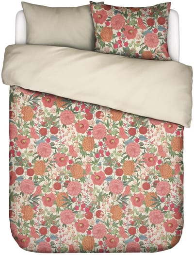 Essenza Florentien Dekbedovertrek Lobster pink - Lits-Jumeaux XL – 260x200/220 cm